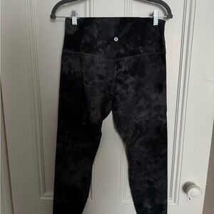 lululemon athletica Tie-Dye Black ladies Leggings